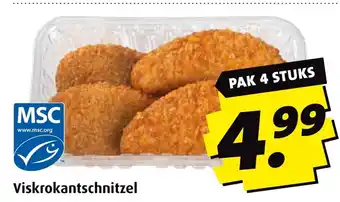 Boni Viskrokantschnitzel aanbieding