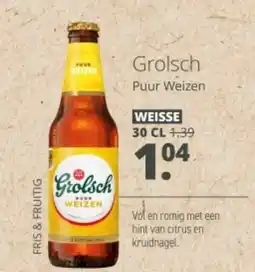 Mitra Grolsch Puur Weizen aanbieding