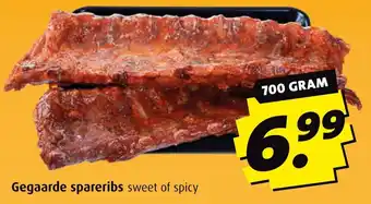 Boni Gegaarde spareribs sweet of spicy aanbieding