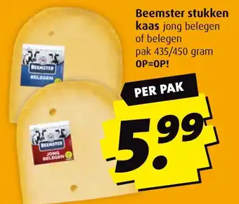 Boni Beemster stukken kaas aanbieding