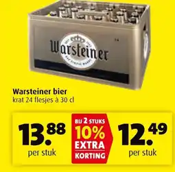 Boni Warsteiner bier aanbieding