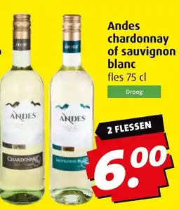 Boni Andes chardonnay of sauvignon blanc aanbieding