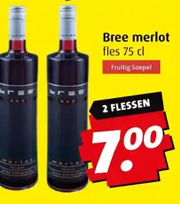 Boni Bree merlot aanbieding