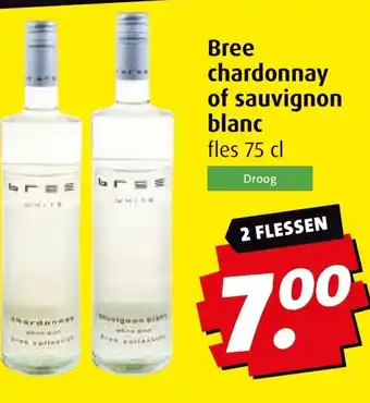 Boni Bree chardonnay of sauvignon blanc aanbieding