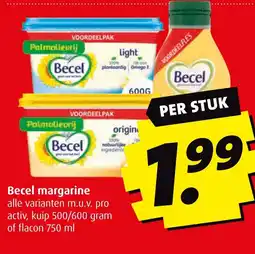 Boni Becel margarine aanbieding