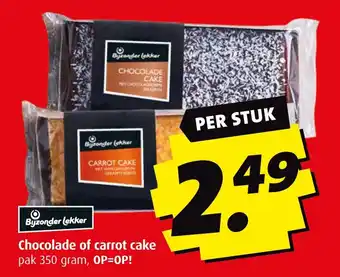 Boni Chocolade of carrot cake aanbieding