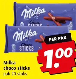 Boni Milka choco sticks aanbieding