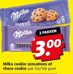 Boni Milka cookie sensations of choco cookie aanbieding