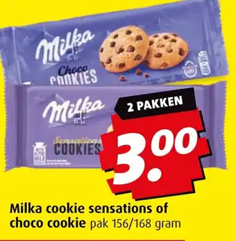 Boni Milka cookie sensations of choco cookie aanbieding