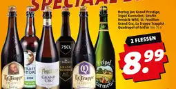 Boni Hertog Jan Grand Prestige, Tripel Karmeliet, Straffe Hendrik Wild, St. Feuillien Grand Cru aanbieding