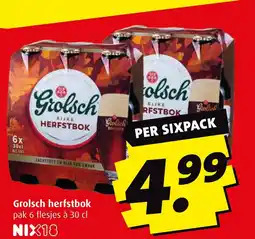 Boni Grolsch herfstbok aanbieding