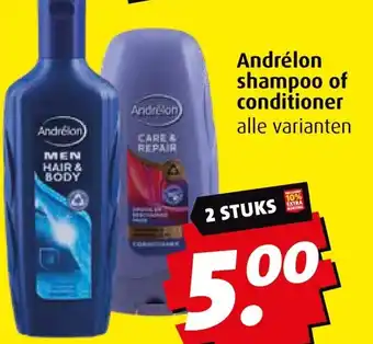 Boni Andrélon shampoo of conditioner aanbieding