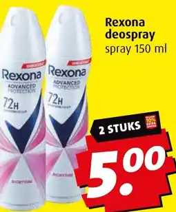 Boni Rexona deospray spray aanbieding