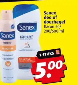 Boni Sanex deo of douchegel aanbieding