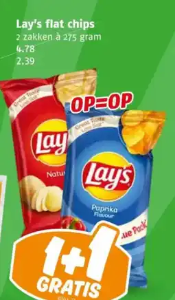 Poiesz Lay's flat chips aanbieding