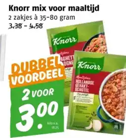 Poiesz Knorr mix voor maaltijd aanbieding