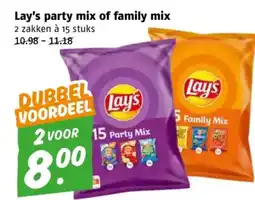 Poiesz Lay's party mix of family mix aanbieding