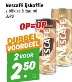 Poiesz Nescafé ijskoffie aanbieding