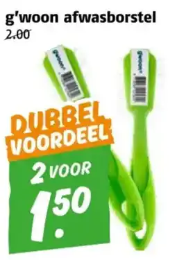 Poiesz g'woon afwasborstel aanbieding