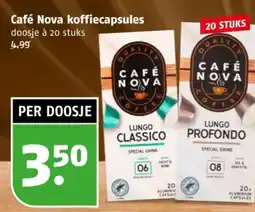 Poiesz Café Nova koffiecapsules aanbieding