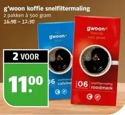 Poiesz g'woon koffie snelfiltermaling aanbieding