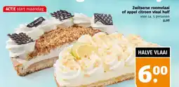 Poiesz Zwitserse roomvlaai of appel citroen vlaai half aanbieding