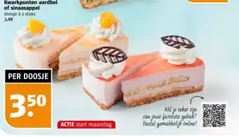 Poiesz Kwarkpunten aardbei of sinaasappel aanbieding