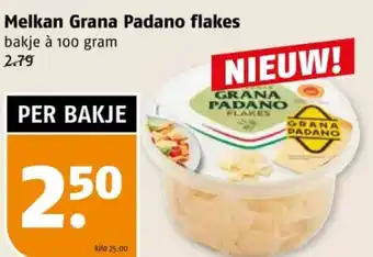 Poiesz Melkan Grana Padano flakes aanbieding