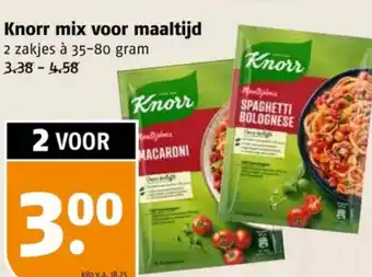 Poiesz Knorr mix voor maaltijd aanbieding