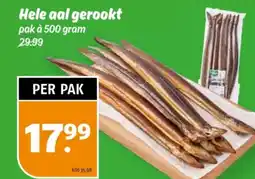 Poiesz Hele aal gerookt aanbieding