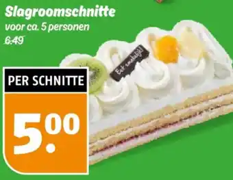 Poiesz Slagroomschnitte aanbieding