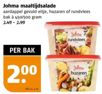 Poiesz Johma maaltijdsalade aanbieding