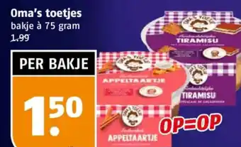 Poiesz Oma's toetjes aanbieding