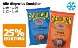 Poiesz Alle diepvries Smuldier aanbieding
