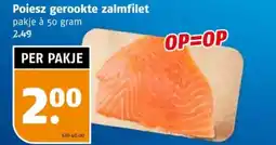 Poiesz Poiesz gerookte zalmfilet aanbieding
