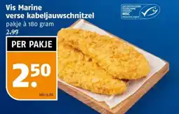 Poiesz Vis Marine verse kabeljauwschnitzel aanbieding