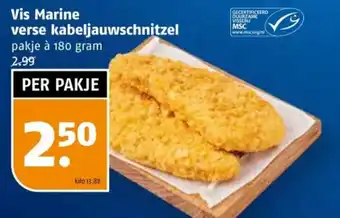 Poiesz Vis Marine verse kabeljauwschnitzel aanbieding