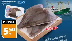 Poiesz Hele schol panklaar aanbieding