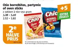 Poiesz Chio borrelbites, partymix of oven sticks aanbieding