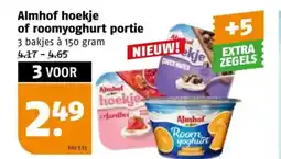 Poiesz Almhof hoekje of roomyoghurt portie aanbieding