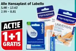 Poiesz Alle Hansaplast of Labello aanbieding