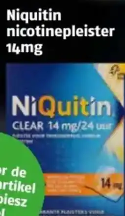 Poiesz Niquitin nicotinepleister 14mg aanbieding