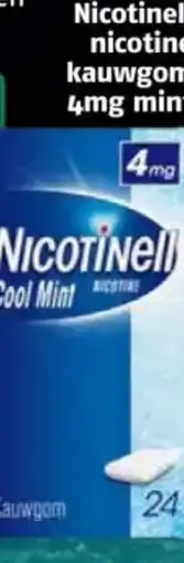 Poiesz Nicotinell nicotine kauwgom 4mg mint aanbieding