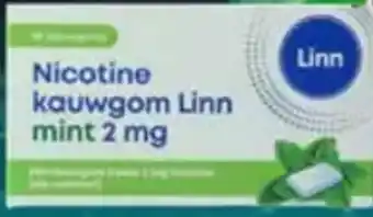 Poiesz Linn nicotine kauwgom 2mg aanbieding