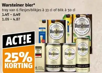 Poiesz Warsteiner bier aanbieding