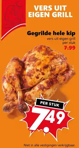 Coop Gegrilde hele kip aanbieding