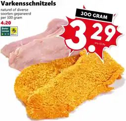 Coop Varkensschnitzels aanbieding