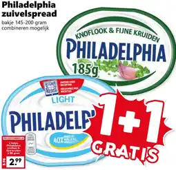 Coop Philadelphia zuivelspread aanbieding