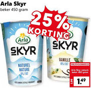 Coop Arla Skyr aanbieding
