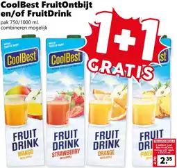 Coop CoolBest FruitOntbijt en of FruitDrink aanbieding